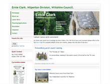 Tablet Screenshot of ernieclark.org.uk